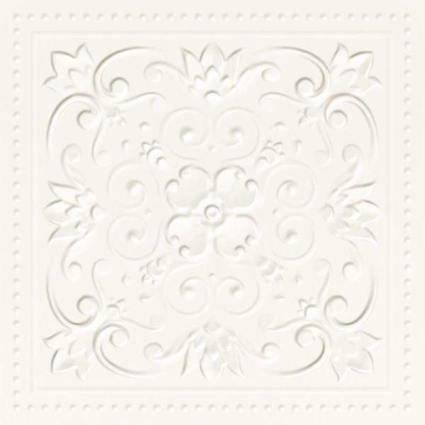 Плитка стінова Classy Chic Bianco B STR 19,8x19,8 код 8563 Ceramika Paradyz