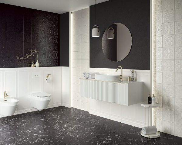 Плитка стінова Classy Chic Bianco B STR 19,8x19,8 код 8563 Ceramika Paradyz - Зображення 2