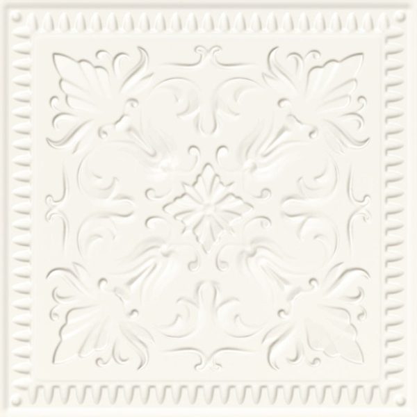 Плитка стінова Classy Chic Bianco C STR 19,8x19,8 код 8594 Ceramika Paradyz