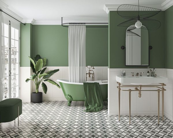 Плитка стінова Classy Chic Bianco A RECT STR 29,8x89,8 код 5057 Ceramika Paradyz - Зображення 3
