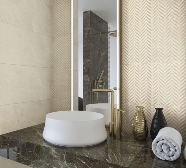 Плитка стінова Stone Matter Beige RECT 298x898x9 Paradyz - Зображення 2