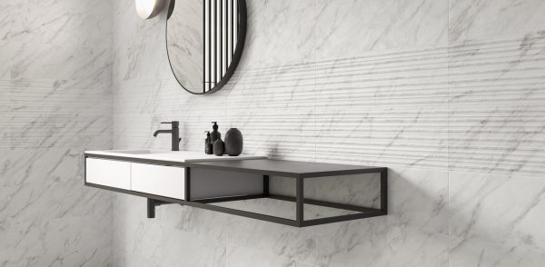 Плитка стінова Terma White 400х1200 Argenta Ceramica - Зображення 2