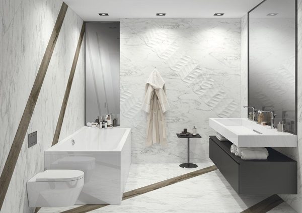 Декор Terma Mosaic White 400х1200 Argenta Ceramica - Зображення 2