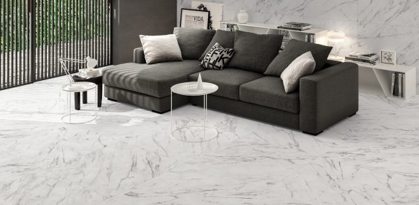 Плитка керамогранітна Terma White 600х600 Argenta Ceramica - Зображення 2