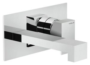 MI102198CR Змішувач для умивальника вбудовуваний, вилив 150 мм без внутр частини хром Nobili ІТАЛІЯ