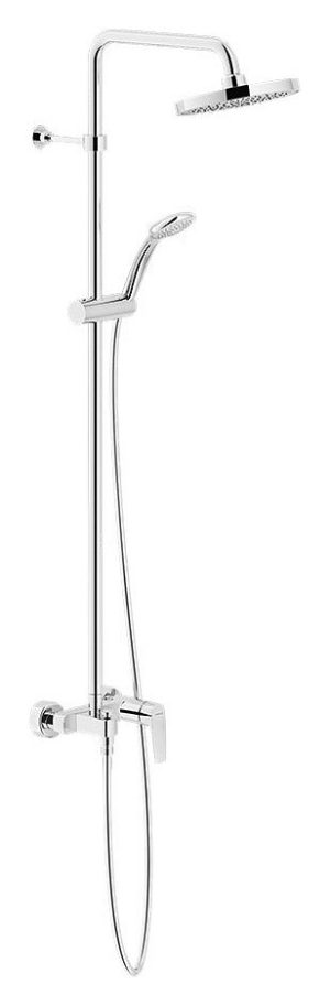 NB84130/30CR Змішувач для душу, з душ. колоною і ручним комплектом, хром Nobili ІТАЛІЯ