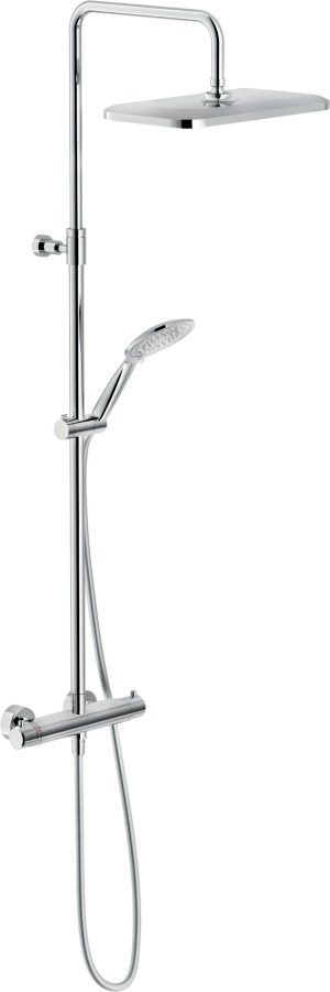 TH85530/51CR Змішувач для душу, термостат, душова колона, руч.душ в комплекті, хром Nobili ІТАЛІЯ