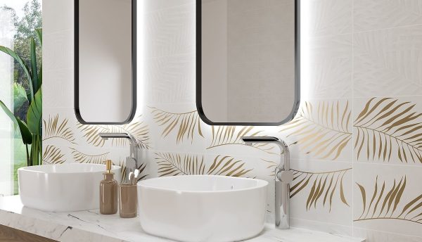 Плитка стінова Dixie White Deco SATIN 200x600x8,5 Opoczno - Зображення 2