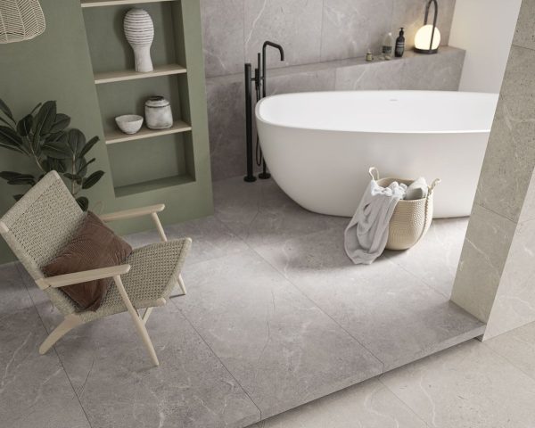 Плитка керамогранітна Sunnydust Light Grys RECT 598x1198x10 Paradyz - Зображення 3
