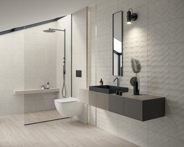 Плитка стінова Afternoon Silver RECT STR 298x598x9 Paradyz - Зображення 3