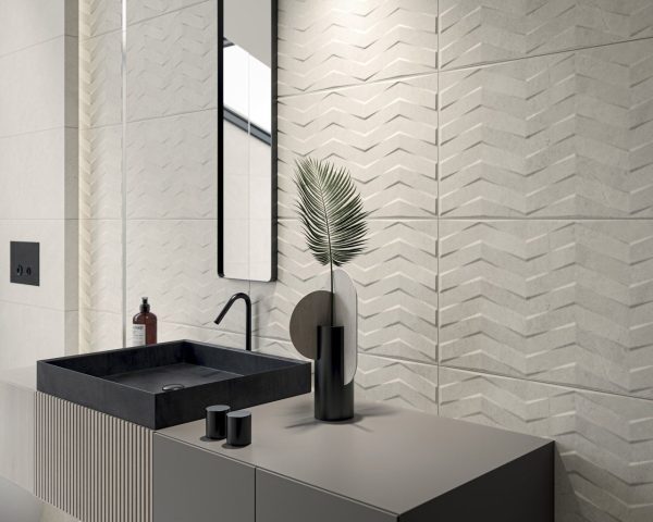 Плитка стінова Afternoon Silver RECT STR 298x598x9 Paradyz - Зображення 2