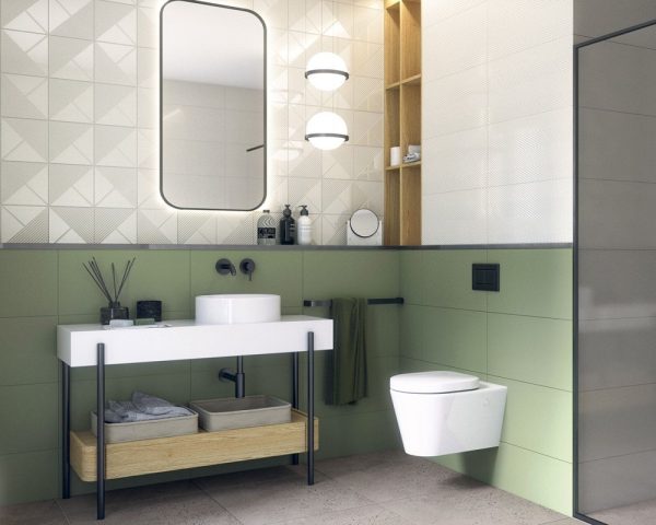 Плитка стінова Feelings Bianco B RECT STR 298x598x9 Paradyz - Зображення 2