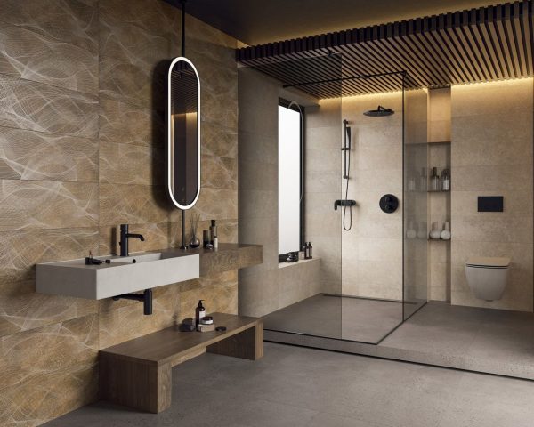 Плитка стінова Freedom Rust Dekor RECT 250x750x9 Paradyz - Зображення 3