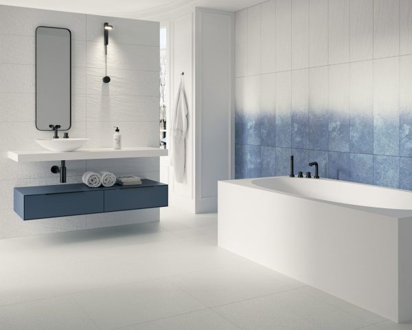 Плитка стінова Nightwish Bianco A RECT STR 250x750x9 Paradyz - Зображення 2
