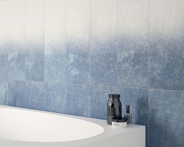 Плитка стінова Nightwish Navy Blue RECT STR 250x750x9 Paradyz - Зображення 3