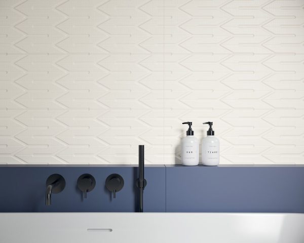 Плитка стінова Nightwish Bianco B RECT STR 250x750x9 Paradyz - Зображення 2
