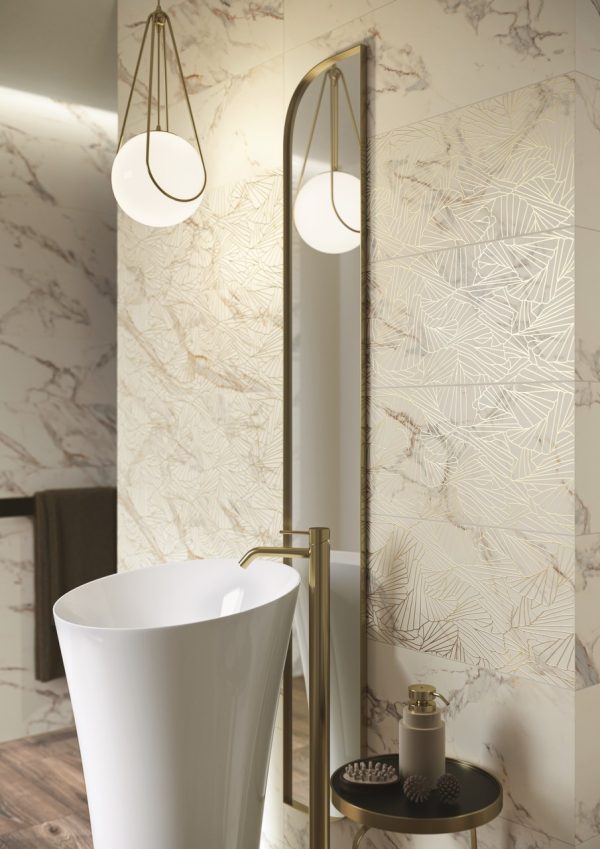 Плитка стінова Serene Bianco RECT 250x750x9 Paradyz - Зображення 2