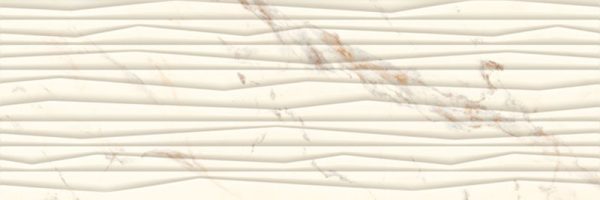 Плитка стінова Serene Bianco RECT STR 250x750x9 Paradyz