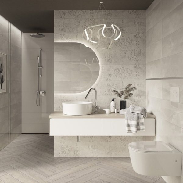 Плитка стінова Silence Silver RECT 250x750x9 Paradyz - Зображення 2