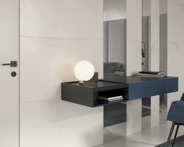 Плитка керамогранітна Elegantstone Bianco RECT LAP 598x1198x10 Paradyz - Зображення 2