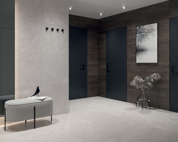 Плитка керамогранітна Lightstone Grey RECT LAP 598x598x9 Paradyz - Зображення 3