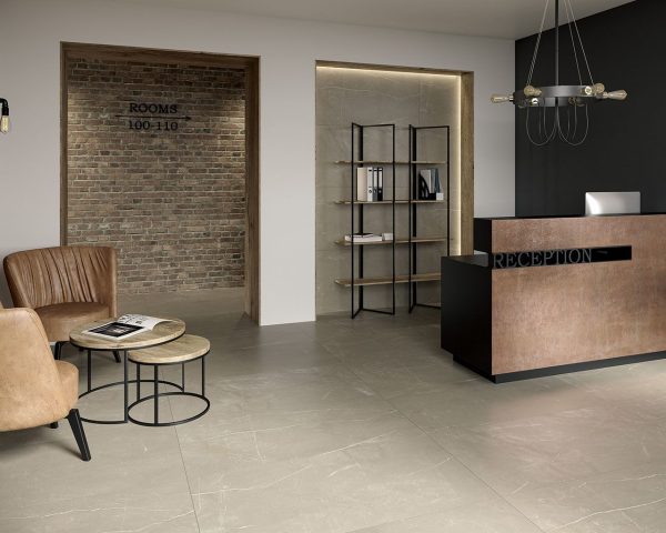 Плитка керамогранітна Linearstone Taupe RECT 598x1198x9 Paradyz - Зображення 2