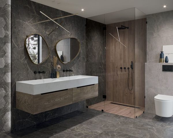 Плитка керамогранітна Marvelstone Light Grey RECT 598x598x9 Paradyz - Зображення 3