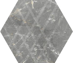 Плитка керамогранітна Marvelstone Light Grey Heksagon 171x198x7,5 Paradyz