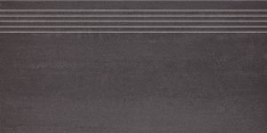 Сходинка пряма різана Doblo Nero MAT 29,8x59,8 код 4382 Ceramika Paradyz
