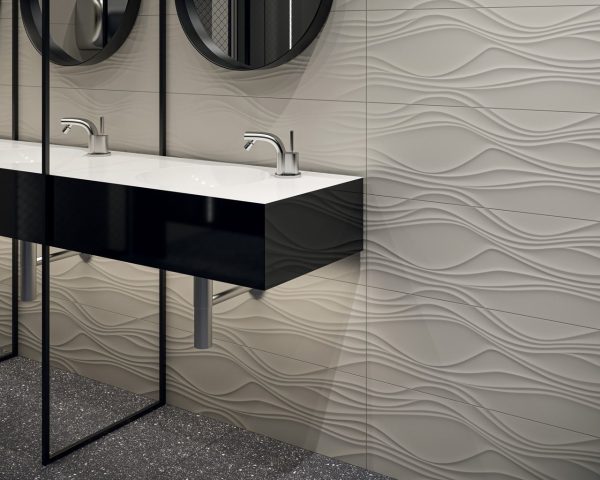 Плитка стінова Neve Bianco RECT STR MAT 25x75 код 7440 Ceramika Paradyz - Зображення 3