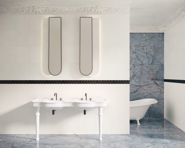 Плитка керамогранітна Monet Blue RECT POL 600x1200x9 Paradyz - Зображення 3