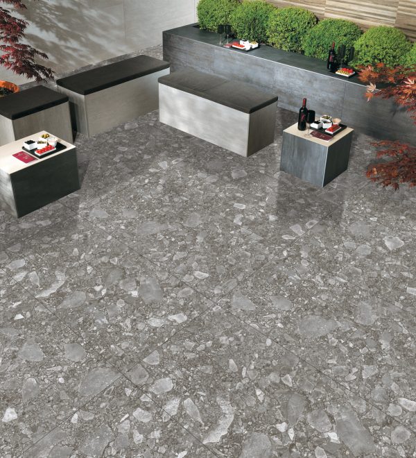Плитка керамогранітна Rock Dark 600x1200 Raviraj - Зображення 2