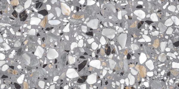 Плитка керамогранітна Tezzo Chips Dark 600x1200 Raviraj