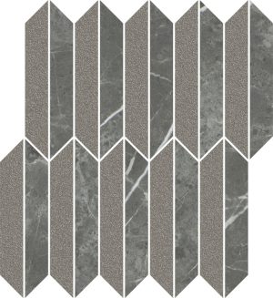Мозаїка різана Noisy Whisper Graphite Mix MAT 27,4x29,8 код 9571 Ceramika Paradyz