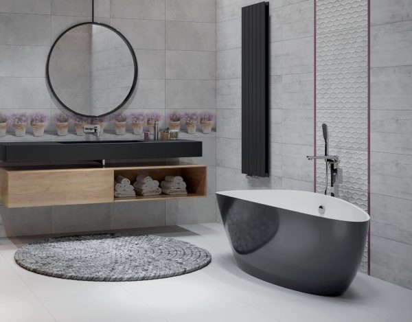 Плитка стінова CCR28-1 Max Wood Grey 300x600 Ceramika Color - Зображення 2