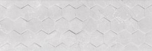 Плитка стінова Braga White Hexagon RECT 250x750x9 Konskie
