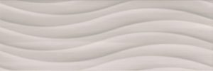 Плитка стінова Living Grey Wave RECT 25x75 код 0169 Ceramika Color