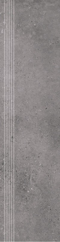 Сходинка пряма Geotec Темно-сірий NAT 297x1197x8,5 Nowa Gala