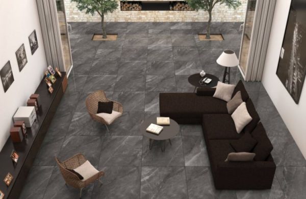Плитка керамогранітна Venezia Nero POL 600x600x10 Ceramiсa Santa Claus - Зображення 2