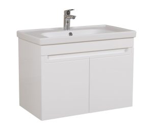 Шафка з умивальником підвісна Омега Frame 80, Аква Родос