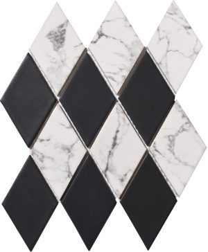 Мозаїка D 69003 Diamond С2 Black Print 50 MAT 264x314 Котто Кераміка