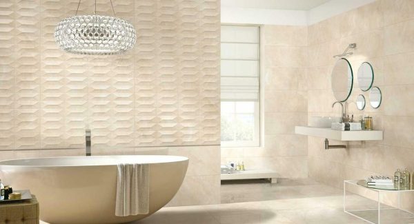 Декор Imperiale Crema Gemma 3D RECT STR 300x900x10 Ragno - Зображення 2