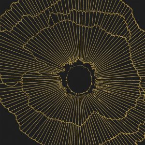 Плитка керамогранітна Art Deco Black Spritz Natural 297,5x297,5x9,9 Aparici