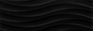 Плитка стінова CCR36-1 Onda Black RECT 250x750x9 Ceramika Color