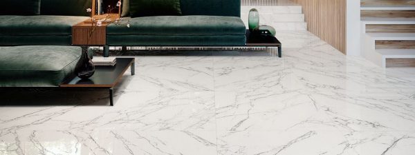 Плитка керамогранітна Loira White RECT POL 980x980 Porcelanite Dos - Зображення 2