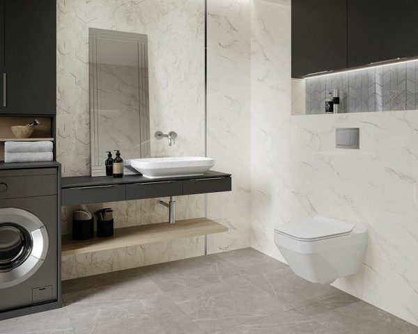 Плитка стінова Bliss Silver STR 300x600x9 Paradyz - Зображення 2