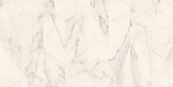 Плитка стінова Bliss Silver STR 300x600x9 Paradyz
