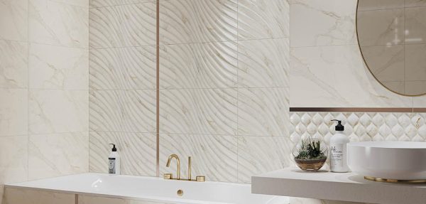Плитка стінова Bliss Gold STR 300x600x9 Paradyz - Зображення 2