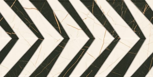Плитка стінова Fancy White STR 300x600x9 Paradyz