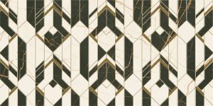 Декор Fancy White Inserto 300x600x9 Paradyz